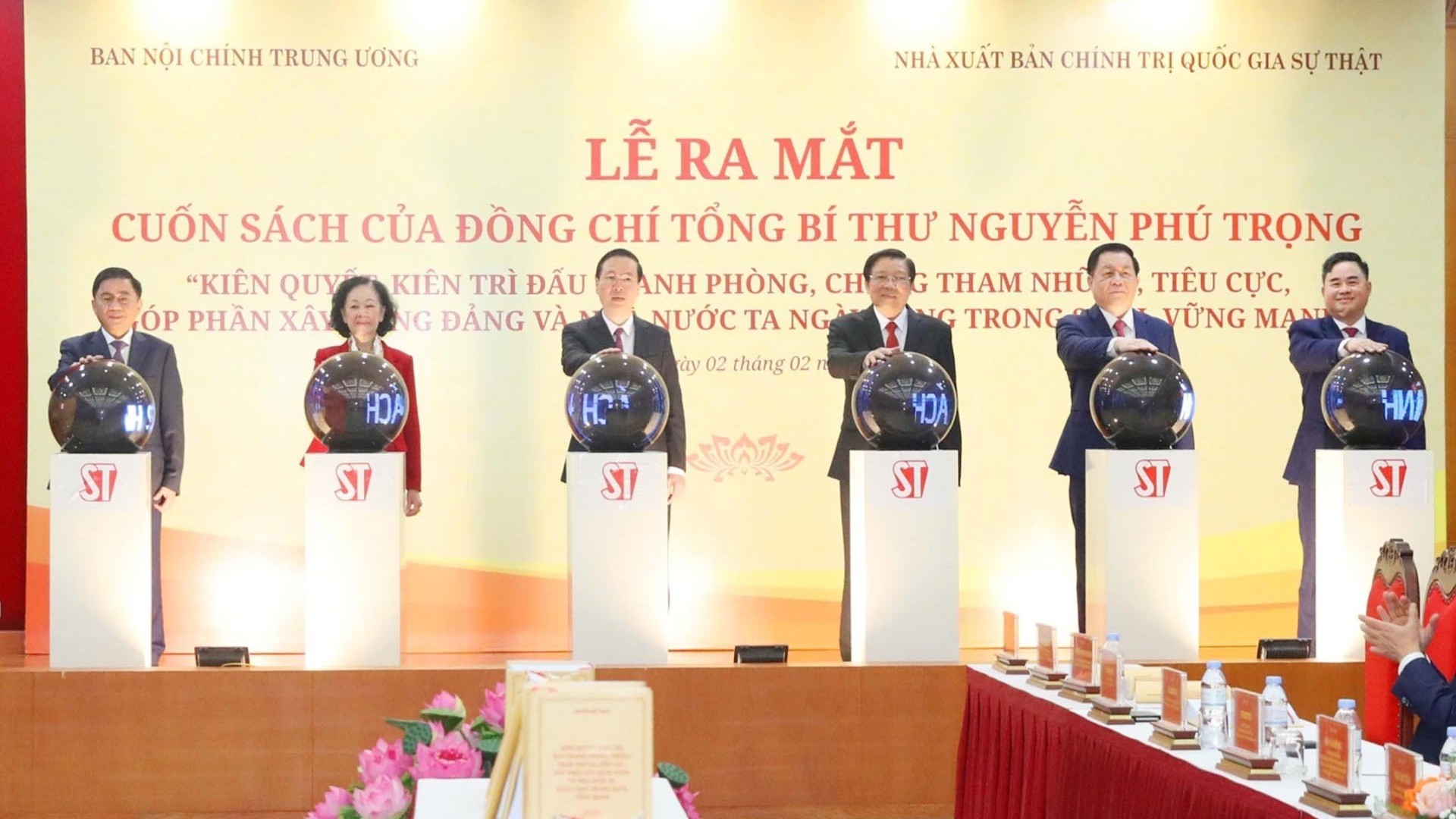 Ra mắt cuốn sách của Tổng Bí thư Nguyễn Phú Trọng về phòng, chống tham nhũng, tiêu cực