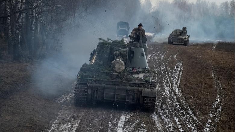 Hình ảnh quân đội Ukraine tập trận gần Chernobyl
