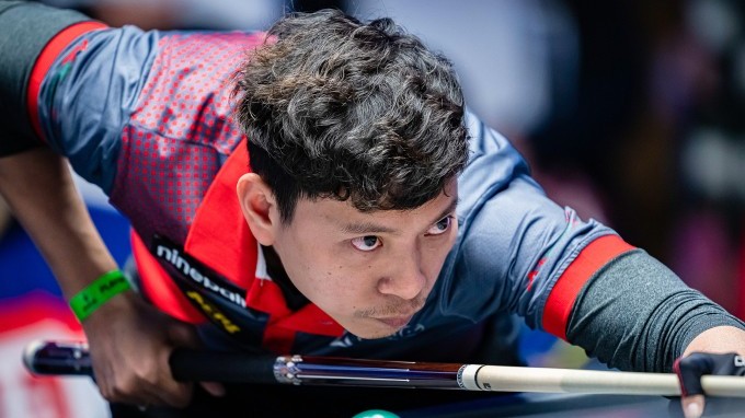 Giải pool vô địch thế giới 2023: Quốc Hoàng gây sốc thắng ngược tay cơ đương kim vô địch thế giới Shane Van Boening