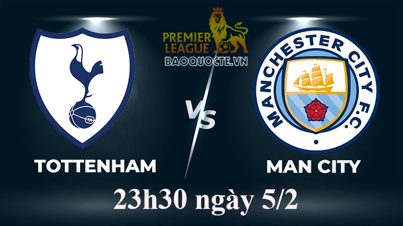 Link xem trực tiếp Tottenham vs Man City (23h30 ngày 5/2/2023) vòng 22 Ngoại hạng Anh 2022-2023 Link xem trực tiếp Tottenham vs Man City 23h30 ngày 5/2/2023 - vòng 22 Ngoại hạng Anh