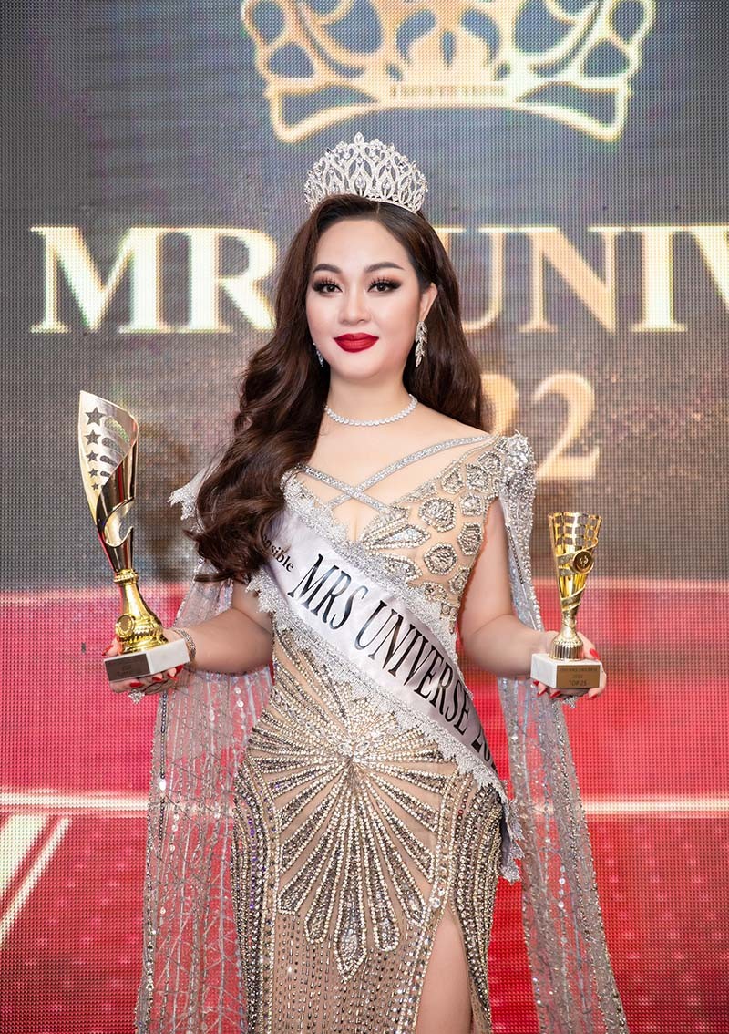 Hoàng Thanh Nga xuất sắc đoạt giải Á hậu 1 Mrs Universe 2022 tại Sofia Hoàng Thanh Nga xuất sắc đoạt giải Á hậu 1 Mrs Universe 2022 tại Sofia