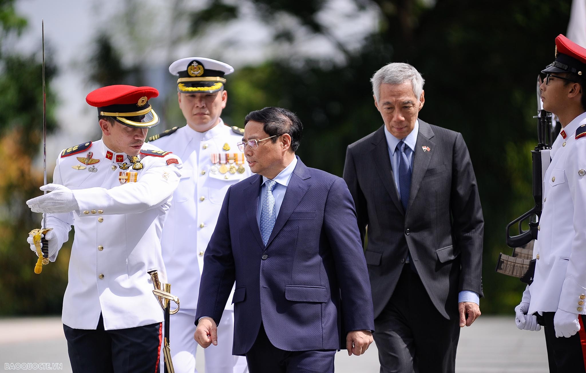 Lễ đón chính thức Thủ tướng Chính phủ Phạm Minh Chính và Phu nhân