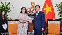 Bộ trưởng Ngoại giao Bùi Thanh Sơn tiếp Đại diện Thương mại Hoa Kỳ Katherine Tai