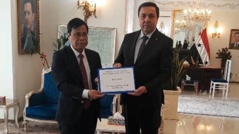 Đại sứ quán Việt Nam quyên góp khắc phục hậu quả động đất ở Syria