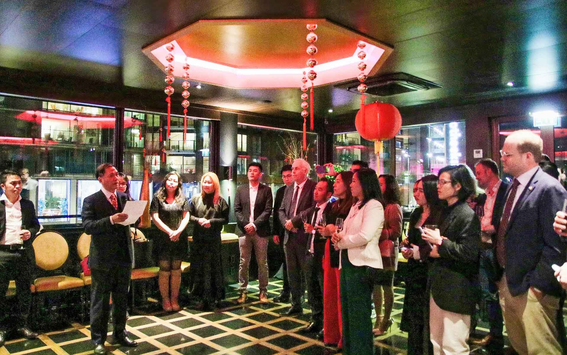 Đại sứ Phạm Việt Anh tham phát biểu tại sự kiện. Đại sứ Phạm Việt Anh tham phát biểu tại sự kiện.