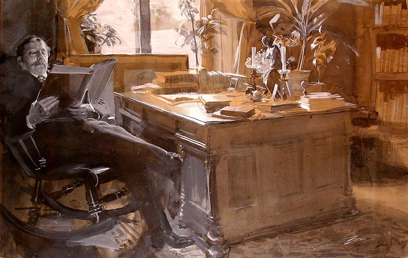 Nhà văn Viktor Rydberg.