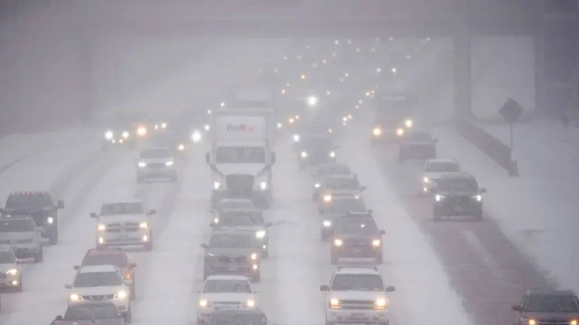 Mỹ: Thời tiết bất thường, bão mùa Đông gây tuyết rơi dày và mưa lớn tại nhiều bang