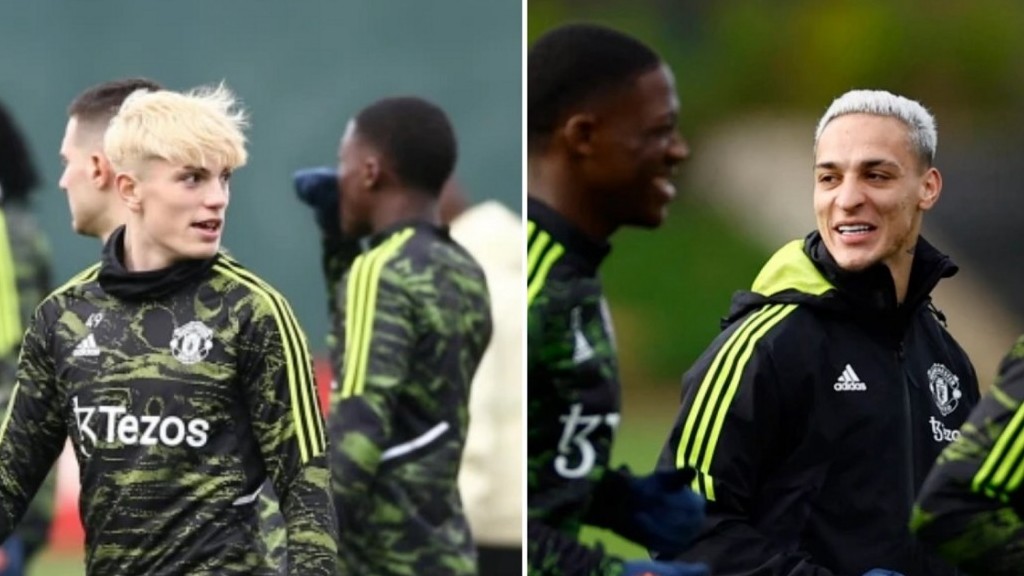 Europa League: Sao trẻ Garnacho và Antony nhuộm tóc trước 'đại chiến' Man Utd vs Barcelona