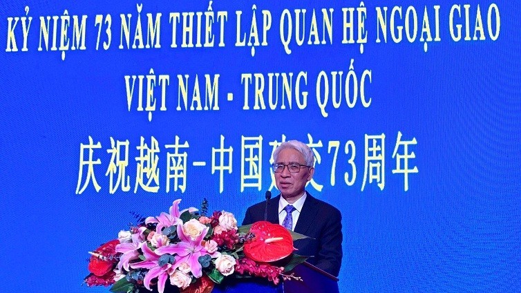 Trang trọng lễ kỷ niệm 73 năm thiết lập quan hệ ngoại giao Việt Nam-Trung Quốc tại Bắc Kinh