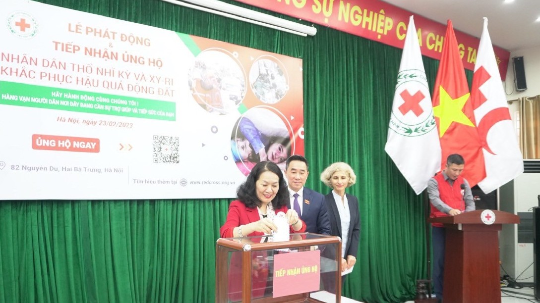 Tiếp nhận gần 10 tỷ đồng ủng hộ người dân Thổ Nhĩ Kỳ, Syria khắc phục hậu quả động đất