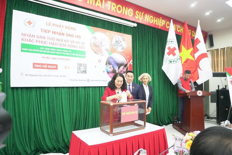 Tiếp nhận gần 10 tỷ đồng ủng hộ người dân Thổ Nhĩ Kỳ, Syria khắc phục hậu quả động đất