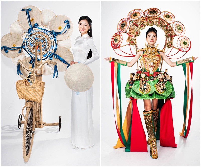 Hoa hậu Nguyễn Thanh Hà trong Trang phục Dân tộc và Trang phục Môi trường. Hoa hậu Nguyễn Thanh Hà trong Trang phục Dân tộc và Trang phục Môi trường.