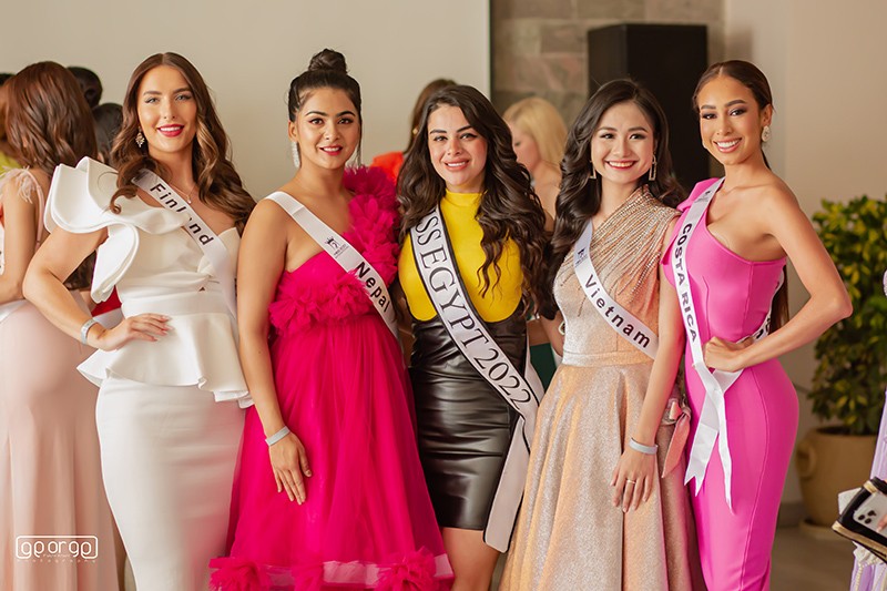 Hoa hậu Nguyễn Thanh Hà đọ sắc với các thí sinh Miss Eco International 2023. Hoa hậu Nguyễn Thanh Hà đọ sắc với các thí sinh Miss Eco International 2023.