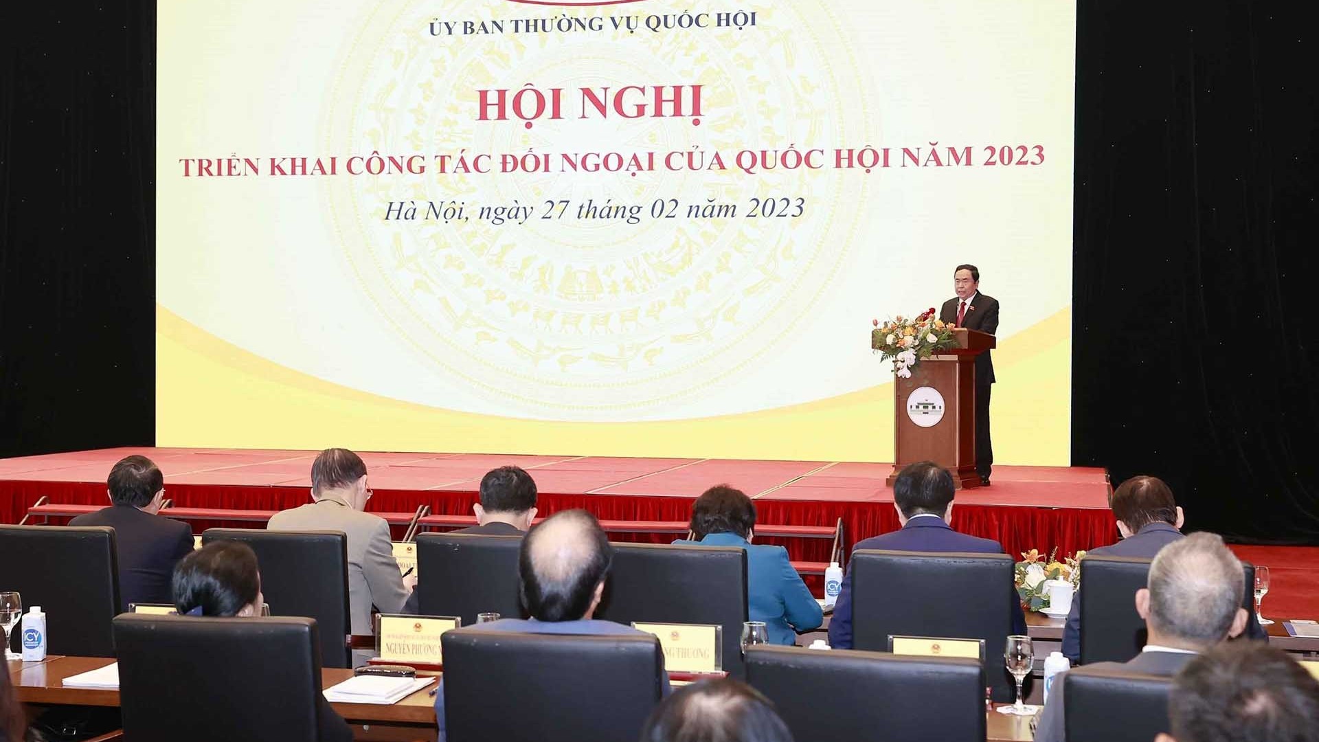 Hội nghị triển khai công tác đối ngoại của Quốc hội năm 2023