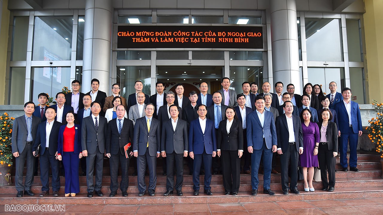 Ninh Bình phối hợp với Bộ Ngoại giao thúc đẩy hoạt động kinh tế đối ngoại