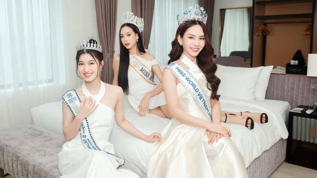 Top 3 Miss World Vietnam 2022 Mai Phương - Bảo Ngọc - Phương Nhi đọ sắc trong một khung hình