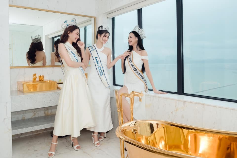 Khi top 3 Mai Phương - Bảo Ngọc - Phương Nhi đứng chung một khung hình