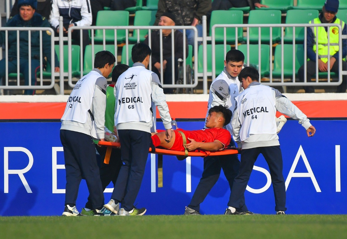 Những hình ảnh U20 thi đấu quả cảm và giành chiến thắng trước U20 Australia