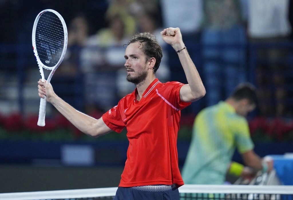 Medvedev đã thể hiện được đẳng cấp cao ở trận thắng Djokovic. (Nguồn: AP)