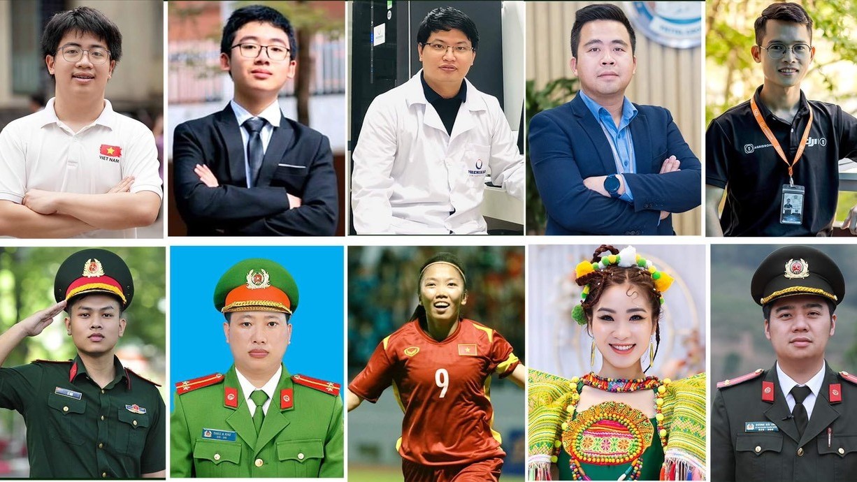 Điểm danh thành tích 10 Gương mặt trẻ Việt Nam tiêu biểu năm 2022