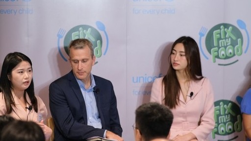 Hoa hậu Lương Thùy Linh tham gia sáng kiến thúc đẩy thực phẩm lành mạnh của UNICEF tại Thái Lan