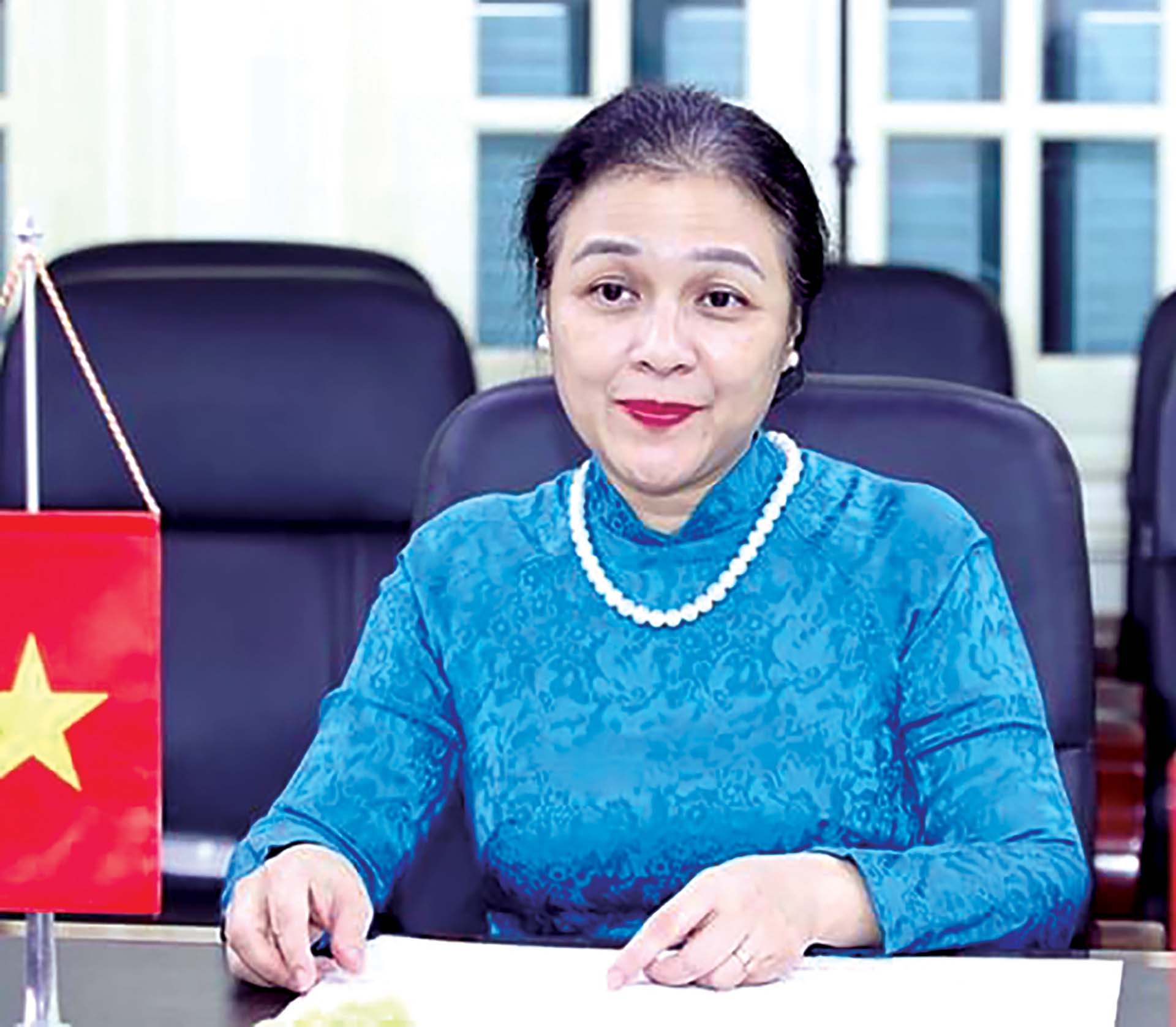 Chủ tịch VUFO Nguyễn Phương Nga. Chủ tịch VUFO Nguyễn Phương Nga.