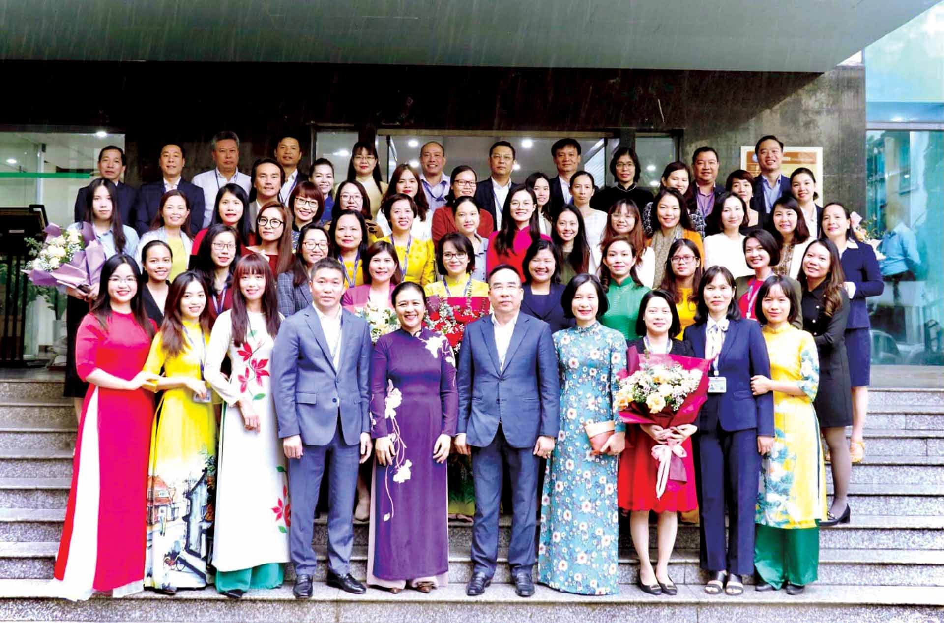 Cơ quan thường trực của VUFO có gần 70% cán bộ, công chức là nữ. (Nguồn: VUFO) Cơ quan thường trực của VUFO có gần 70% cán bộ, công chức là nữ. (Nguồn: VUFO)