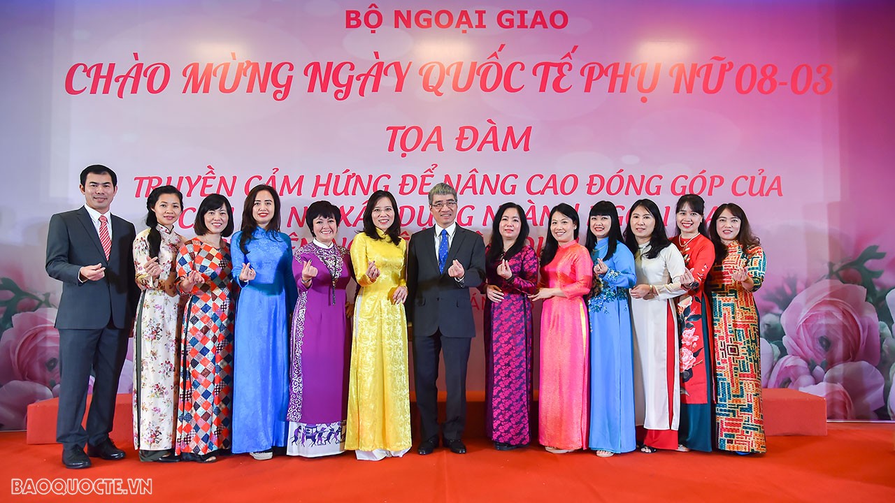 Bộ Ngoại giao tổ chức Lễ kỷ niệm 113 năm Ngày quốc tế Phụ nữ 8/3