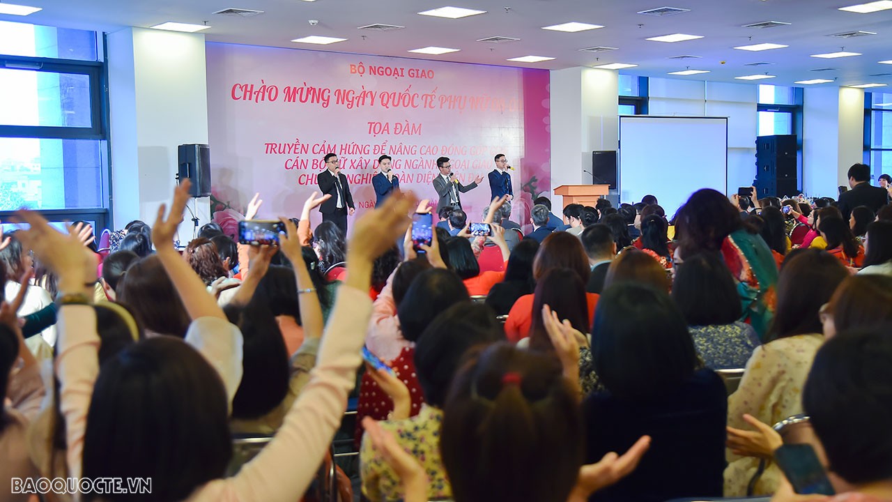 Bộ Ngoại giao tổ chức Lễ kỷ niệm 113 năm Ngày quốc tế Phụ nữ 8/3