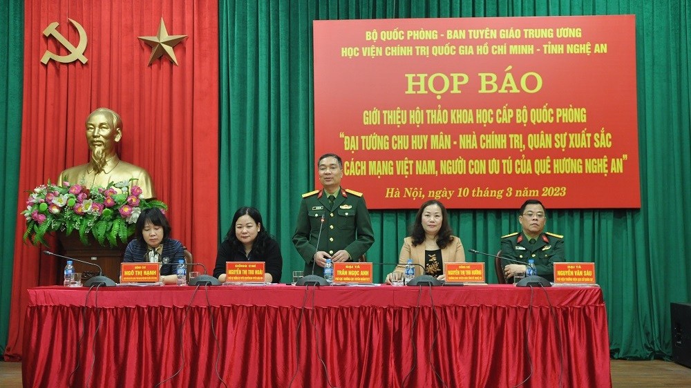 Sắp diễn ra Hội thảo khoa học về cuộc đời, sự nghiệp Đại tướng Chu Huy Mân