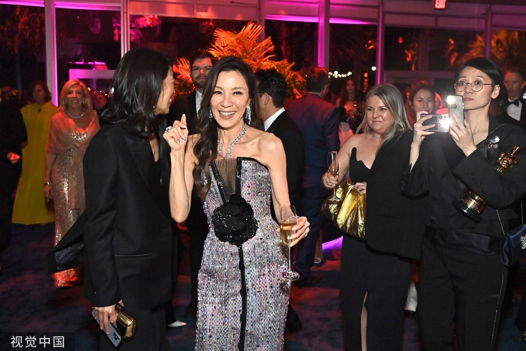 Theo Sohu, tâm trạng nữ diễn viên Dương Tử Quỳnh hân hoan dự tiệc hậu Oscar