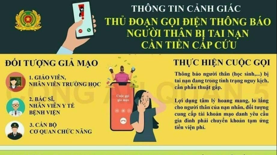 Sở GD&ĐT Hà Nội yêu cầu các trường tăng cường cảnh giác chiêu lừa 'chuyển tiền vì con cấp cứu'