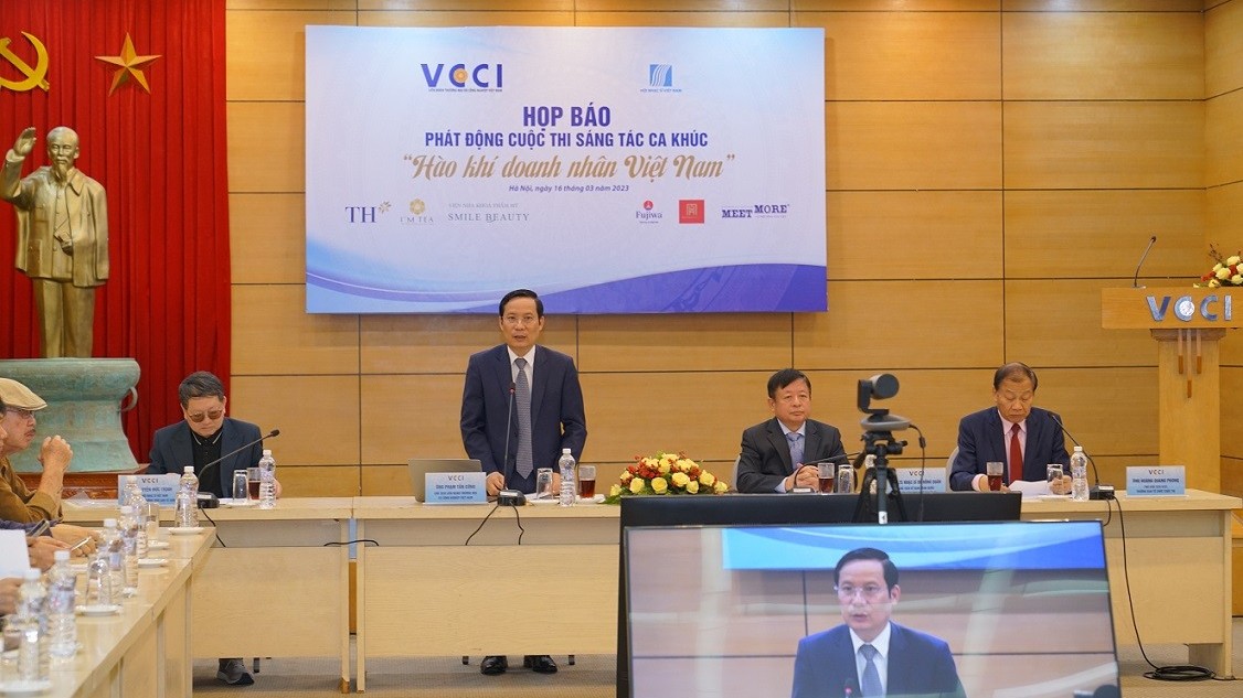 Phát động cuộc thi sáng tác ca khúc 'Hào khí doanh nhân Việt Nam'