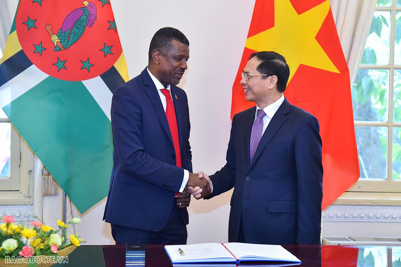 Việc chính thức thiết lập quan hệ ngoại giao cấp Đại sứ với Cộng đồng Thịnh vượng Dominica thể hiện rõ chính sách đối ngoại rộng mở, đa dạng hóa, đa phương hóa của Viêt Nam, coi trọng phát triển quan hệ với Cộng đồng Thịnh vượng Dominica nói riêng, và vớ