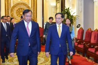 Việt Nam-Campuchia thúc đẩy xây dựng đường biên giới hòa bình, hữu nghị, hợp tác và phát triển