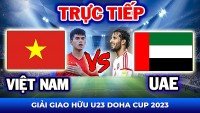 Link xem trực tiếp bóng đá U23 Việt Nam vs U23 UAE (00h30 ngày 26/3) tại Doha Cup 2023