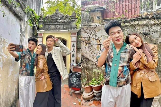 Loạt ảnh hậu trường hài hước và 'lầy lội' của bộ phim 'Gia đình mình vui bất thình lình'