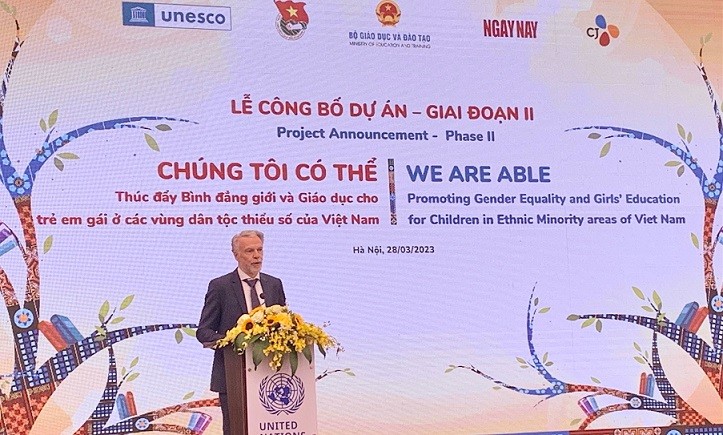 UNESCO chung tay thúc đẩy giáo dục cho trẻ em gái dân tộc thiểu số tại Việt Nam