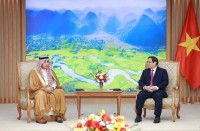 Thủ tướng Phạm Minh Chính tiếp Đại sứ Saudi Arabia tại Việt Nam