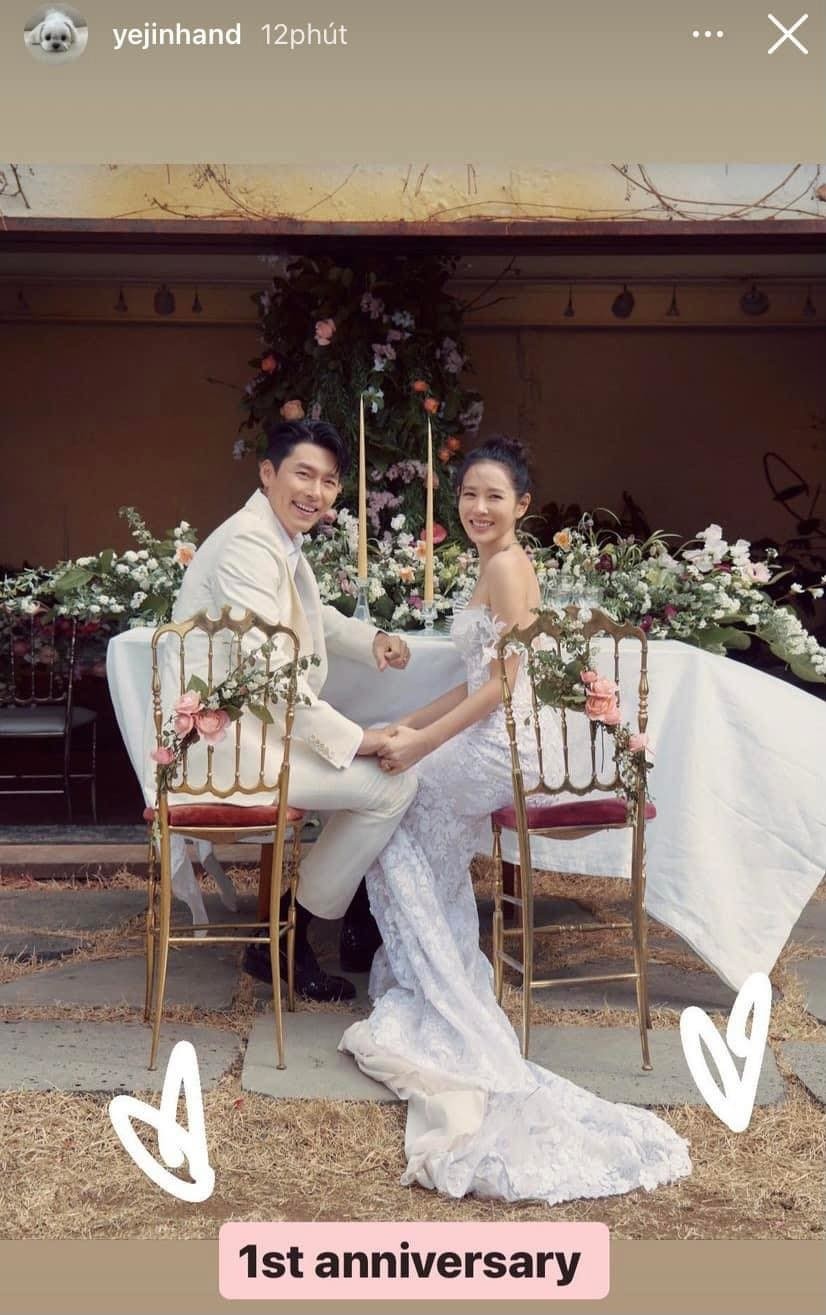 Son Ye Jin và Hyun Bin đăng ảnh kỷ niệm 1 năm ngày cưới Son Ye Jin và Hyun Bin đăng ảnh kỷ niệm 1 năm ngày cưới
