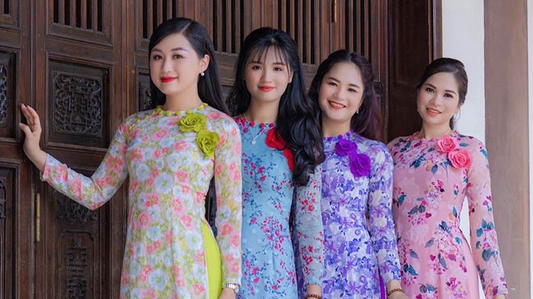 Áo dài Trang Lê tôn vinh vẻ đẹp phụ nữ Việt Nam