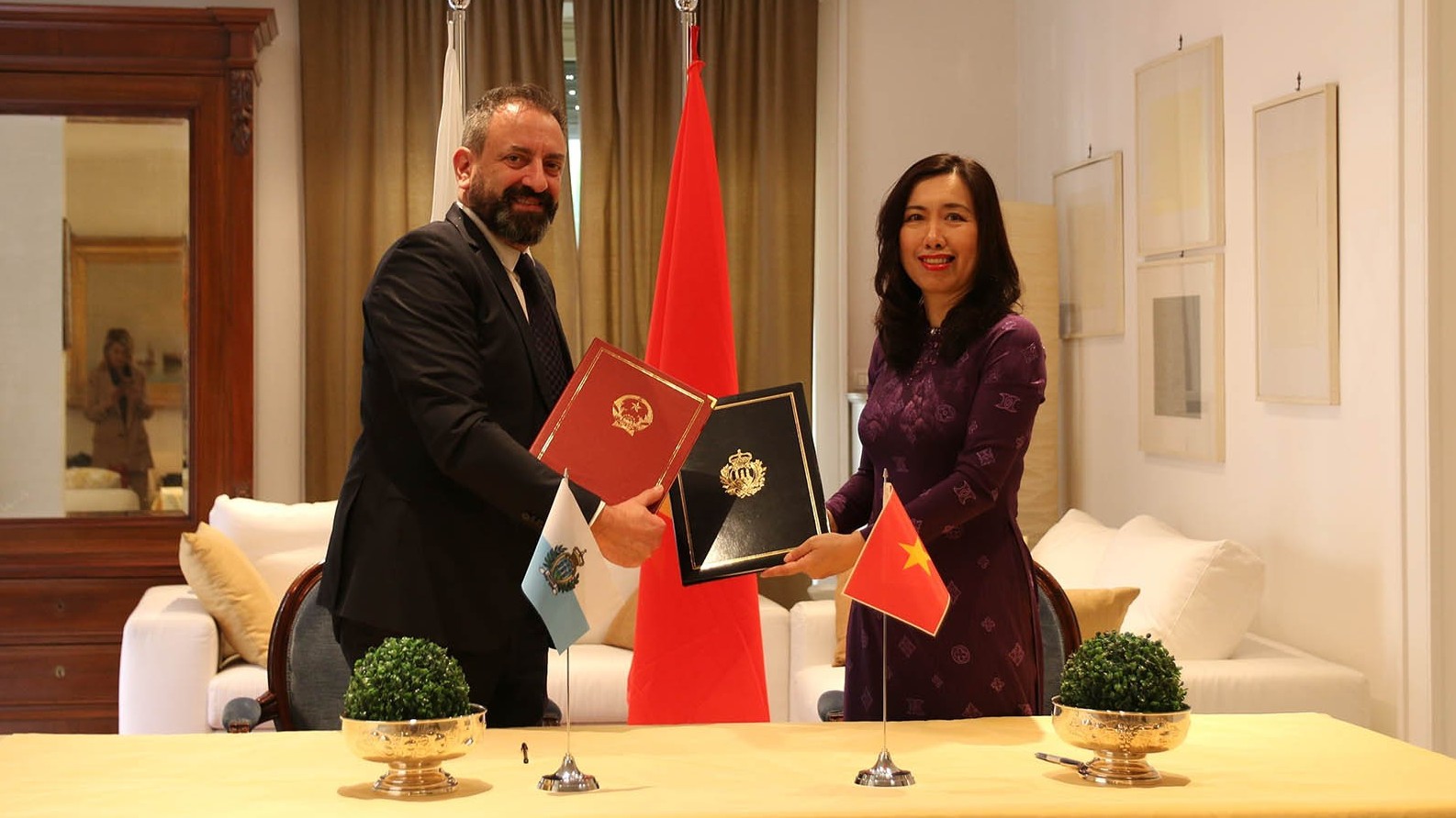 Tạo động lực thúc đẩy hơn nữa quan hệ hữu nghị Việt Nam-San Marino trong thời gian tới