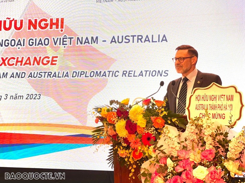 Giao lưu hữu nghị kỷ niệm 50 năm quan hệ ngoại giao Việt Nam-Australia tại Hà Nội Giao lưu hữu nghị kỷ niệm 50 năm quan hệ ngoại giao Việt Nam-Australia tại Hà Nội