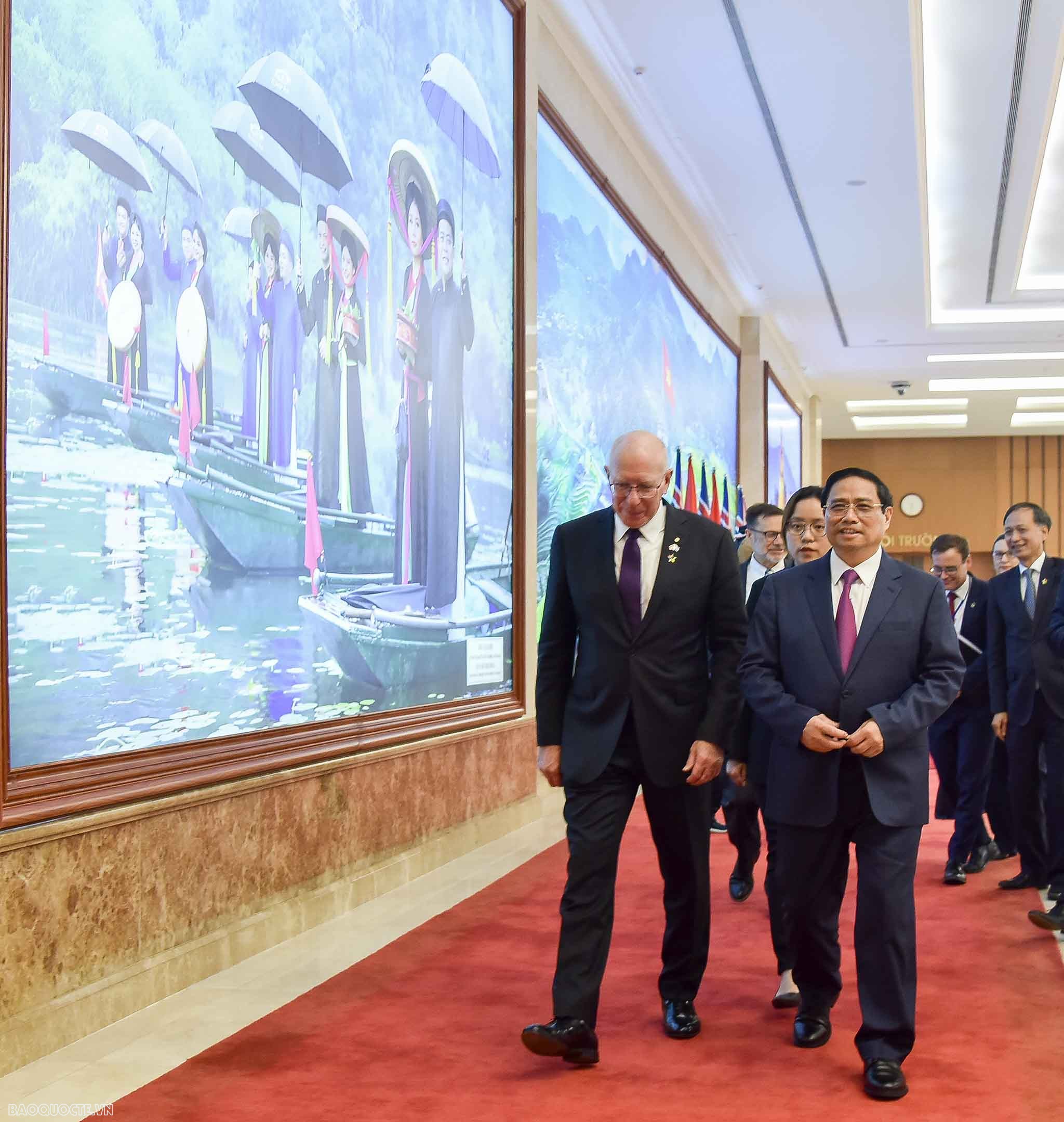 Thủ tướng Chính phủ Phạm Minh Chính tiếp Toàn quyền Australia David Hurley