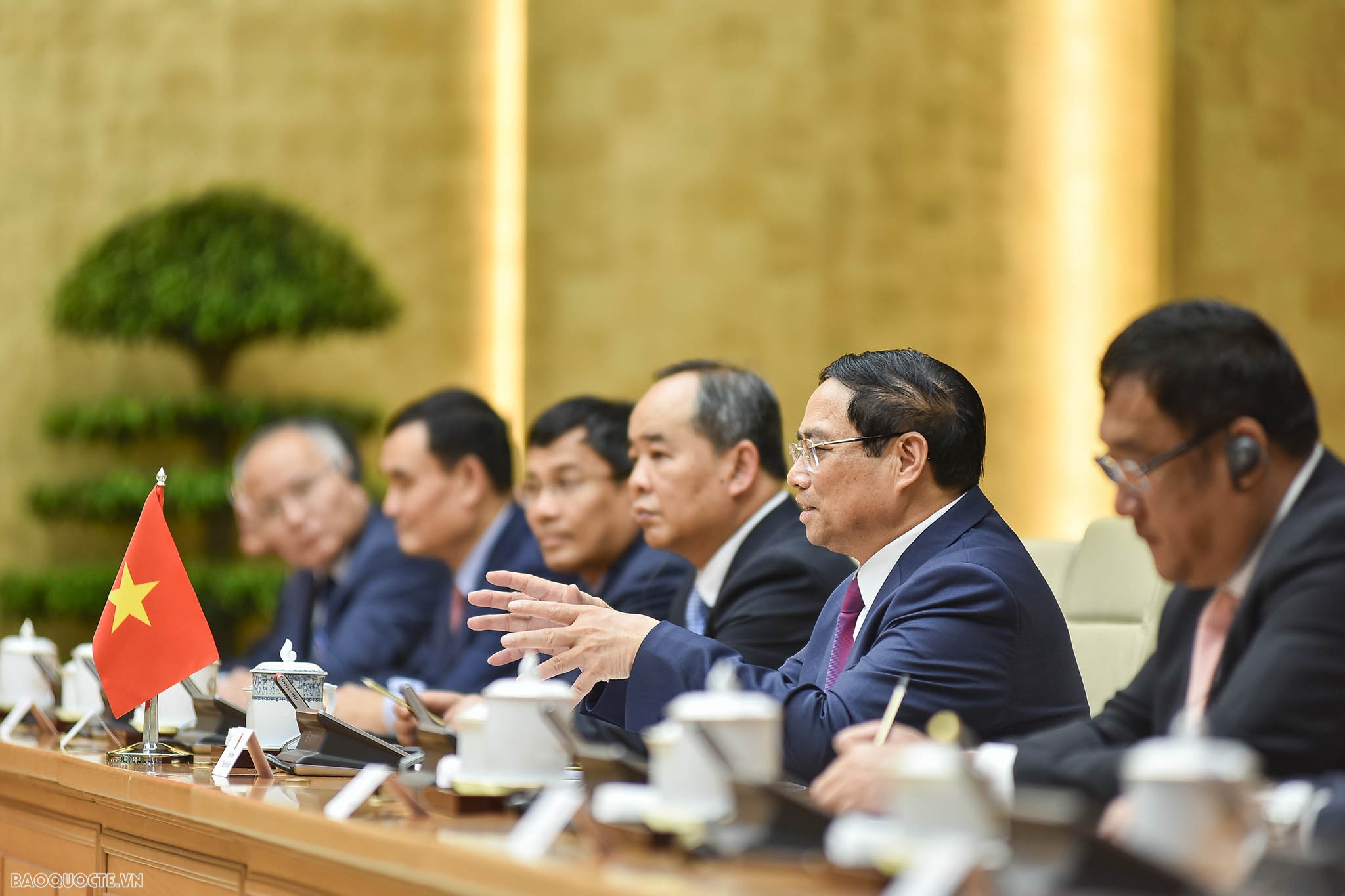 Thủ tướng Chính phủ Phạm Minh Chính tiếp Toàn quyền Australia David Hurley