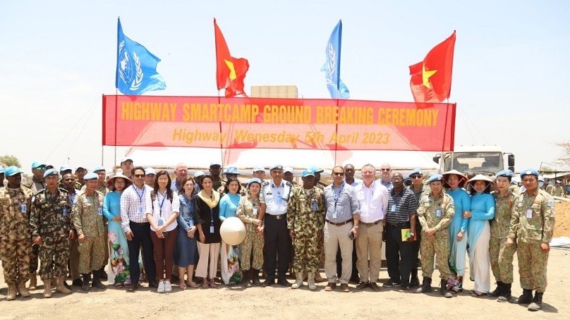 Doanh trại thông minh của Đội Công binh Việt Nam ở Nam Sudan