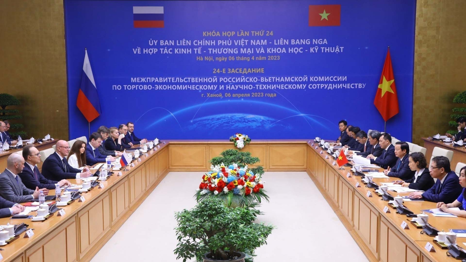 Khoá họp lần thứ 24 Ủy ban liên Chính phủ Việt Nam-Liên bang Nga: Trao đổi, thống nhất các biện pháp tăng cường hợp tác