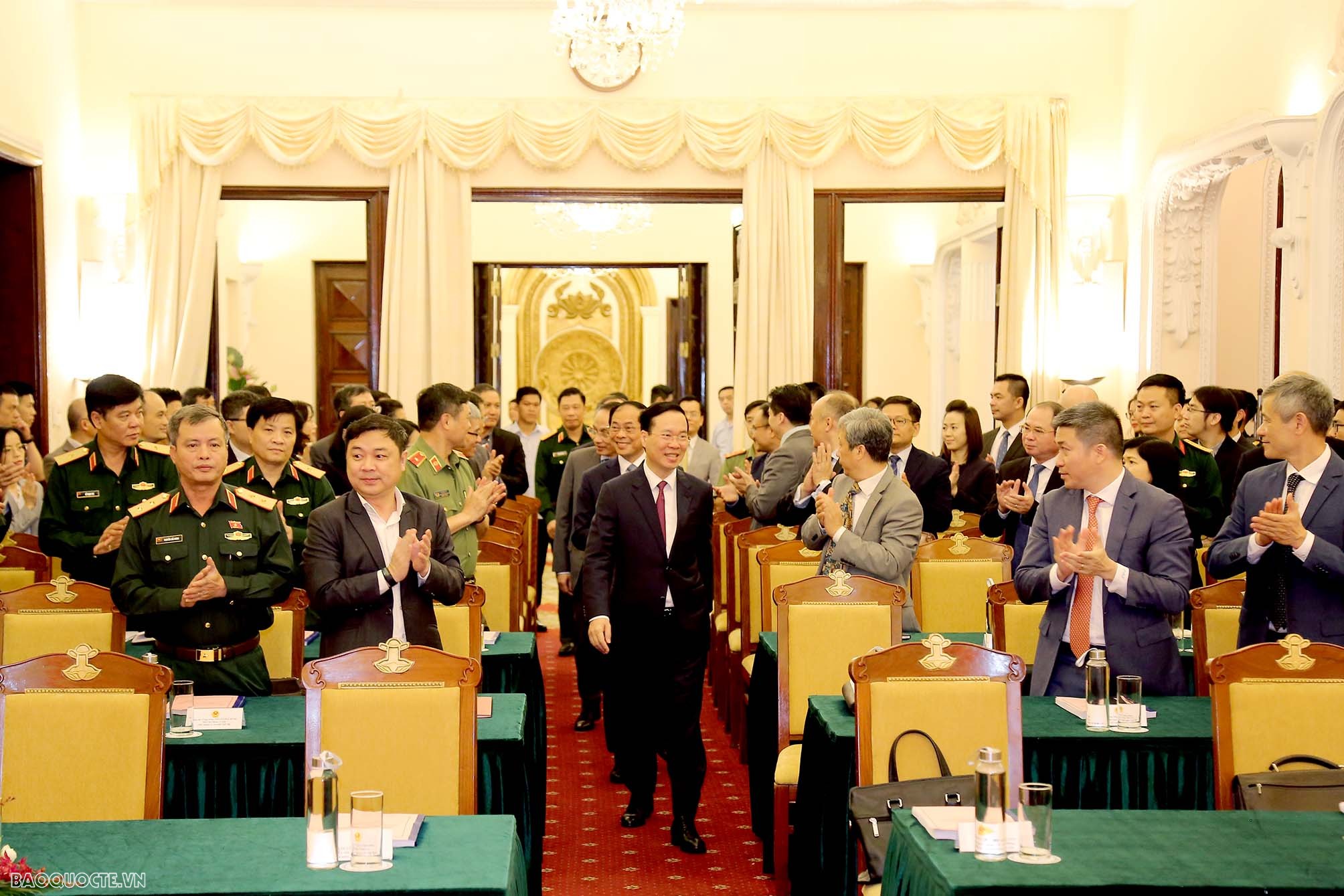 Chủ tịch nước: Phát huy hơn nữa vai trò tiên phong của đối ngoại trong bảo vệ Tổ quốc Chủ tịch nước: Phát huy hơn nữa vai trò tiên phong của đối ngoại trong bảo vệ Tổ quốc