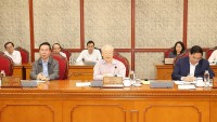 Tổng Bí thư Nguyễn Phú Trọng chủ trì cuộc họp Bộ Chính trị, Ban Bí thư