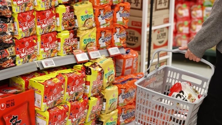 Hàn Quốc: Xuất khẩu mỳ ăn liền quý I vượt mốc 200 triệu USD